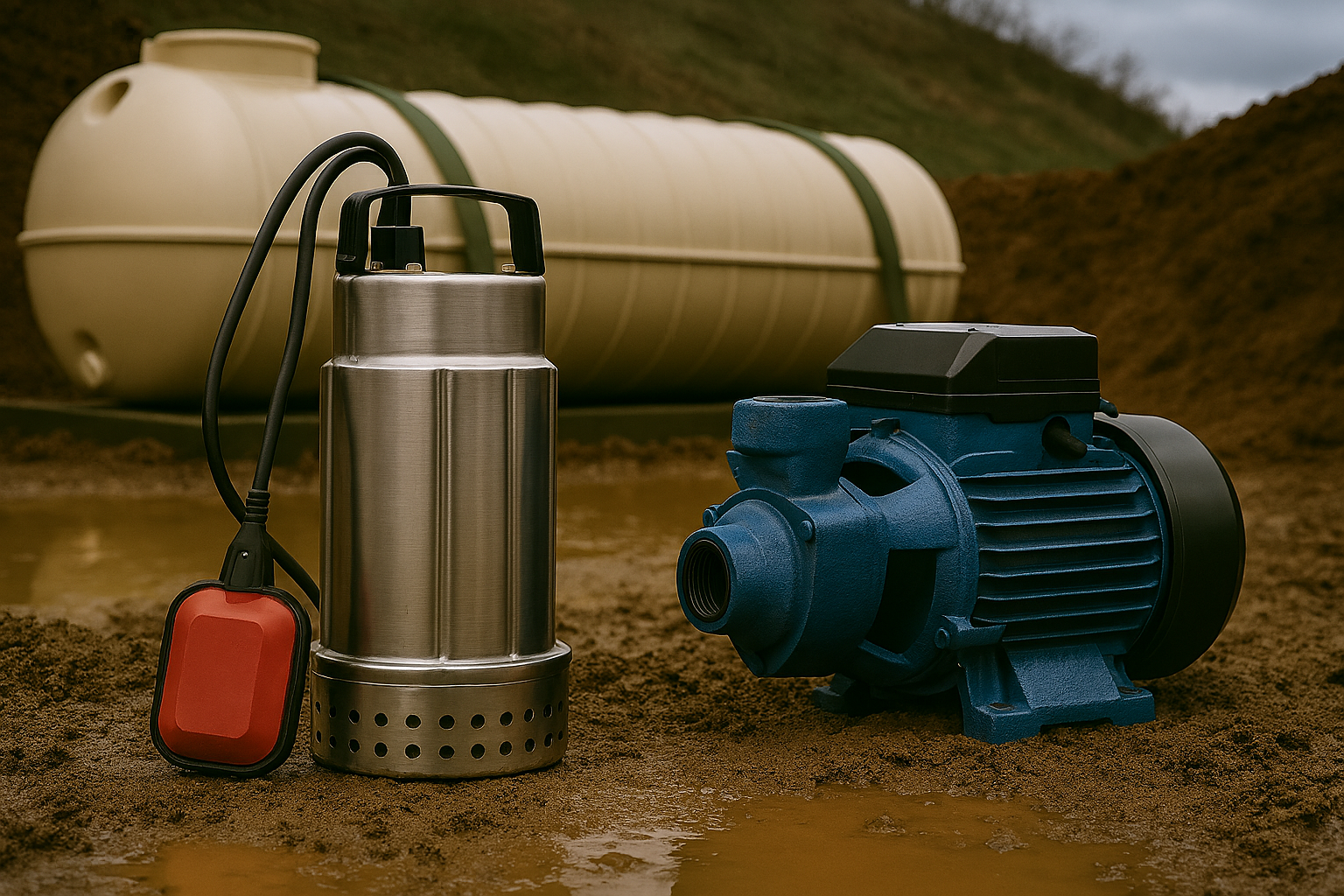 illustration pompe pompe immergée ou pompe de surface que choisir tubao