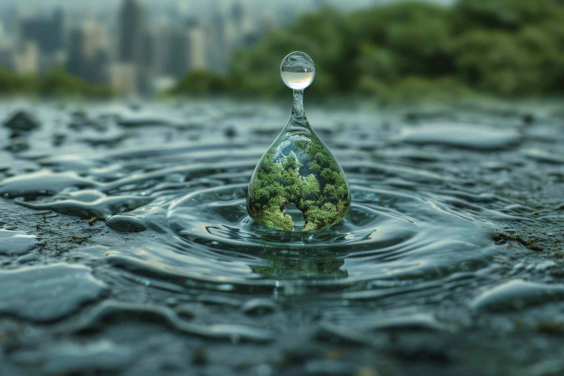 recyclage de l'eau de pluie