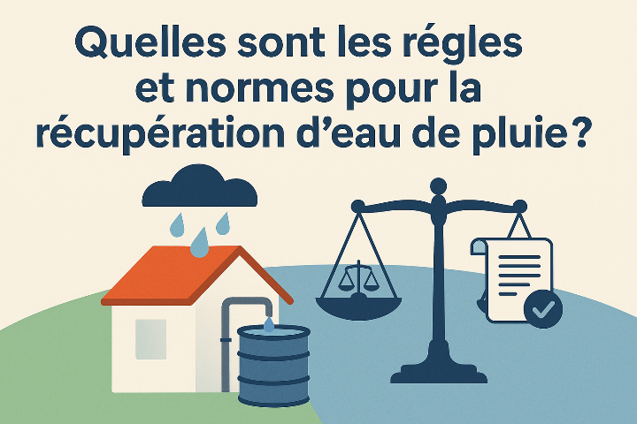 réglementation récupération d’eau de pluie