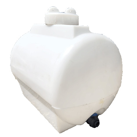 140-LITER WITTE POLYETHYLEEN VOEDSELTANK