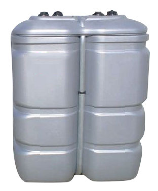 1000 LITER DOUBLE-WALLED POLYETHYLENE CISTERN - GNR / FUEL / OIL