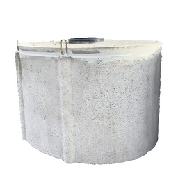 [CUVE-BE-ENT-2600] 2600L OVAL CONCRETE TANK