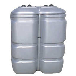 [CITE-PE-AER-1500 §] DUBBELWANDIGE POLYETHYLEEN TANK 1500L INTEGRAAL SYSTEEM MET METER - GNR / BRANDSTOF / OLIE